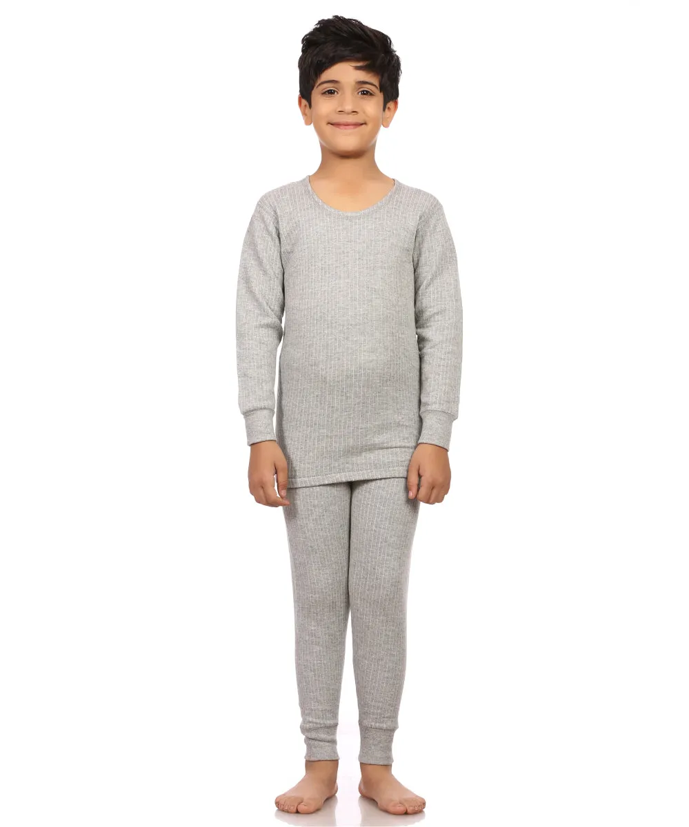 Neva Modal Scoop Neck Full Sleeves Upper and Lower Warmer/Thermal Upper for Kids Unisex (For Boys and Girls)