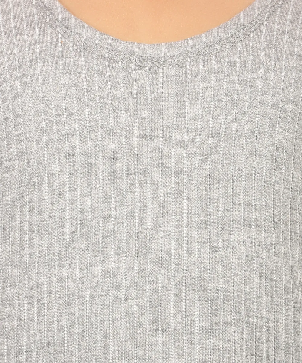 Neva Modal Scoop Neck Full Sleeves Upper and Lower Warmer/Thermal Upper for Kids Unisex (For Boys and Girls)