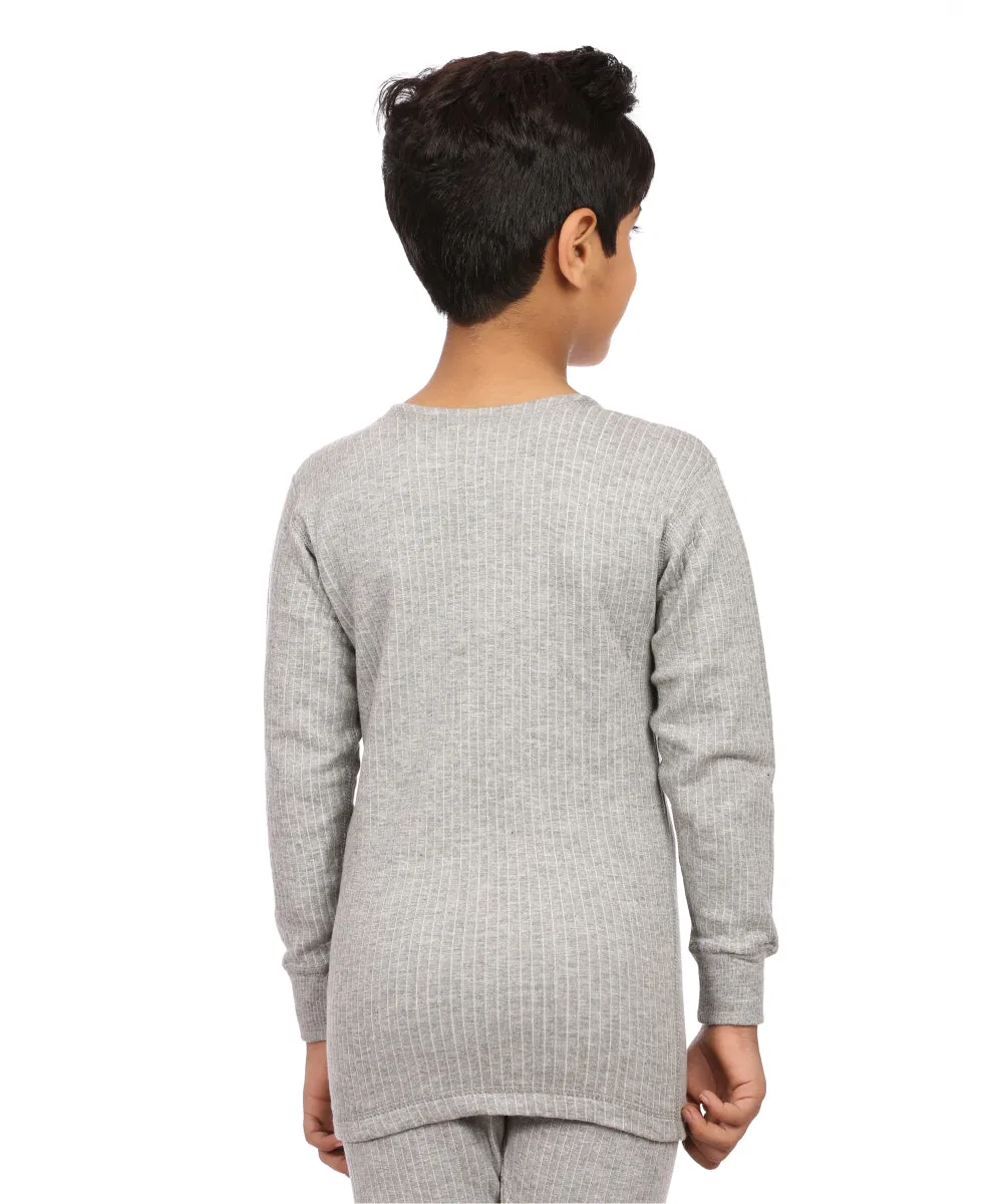 Neva Modal Scoop Neck Full Sleeves Upper and Lower Warmer/Thermal Upper for Kids Unisex (For Boys and Girls)