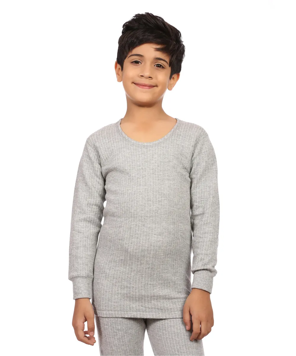 Neva Modal Scoop Neck Full Sleeves Upper and Lower Warmer/Thermal Upper for Kids Unisex (For Boys and Girls)