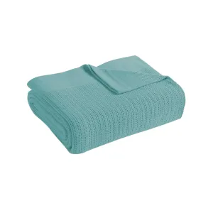 New Bouirou Blanket by Gracie Oaks, King, Teal! 108X90, Retails $127 