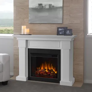 New Hillcrest 48.4'' W Electric Fireplace by Real Flame! Retails $1,099  Note: Some minor cosmetic marks from transport doesnt affect its use!