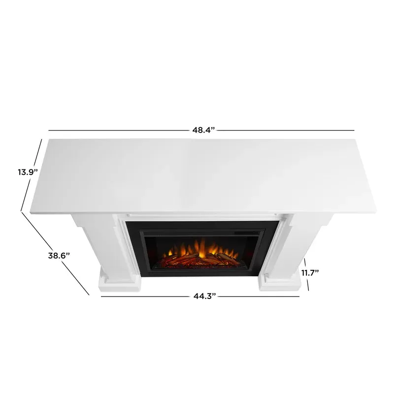New Hillcrest 48.4'' W Electric Fireplace by Real Flame! Retails $1,099  Note: Some minor cosmetic marks from transport doesnt affect its use!