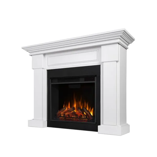 New Hillcrest 48.4'' W Electric Fireplace by Real Flame! Retails $1,099  Note: Some minor cosmetic marks from transport doesnt affect its use!