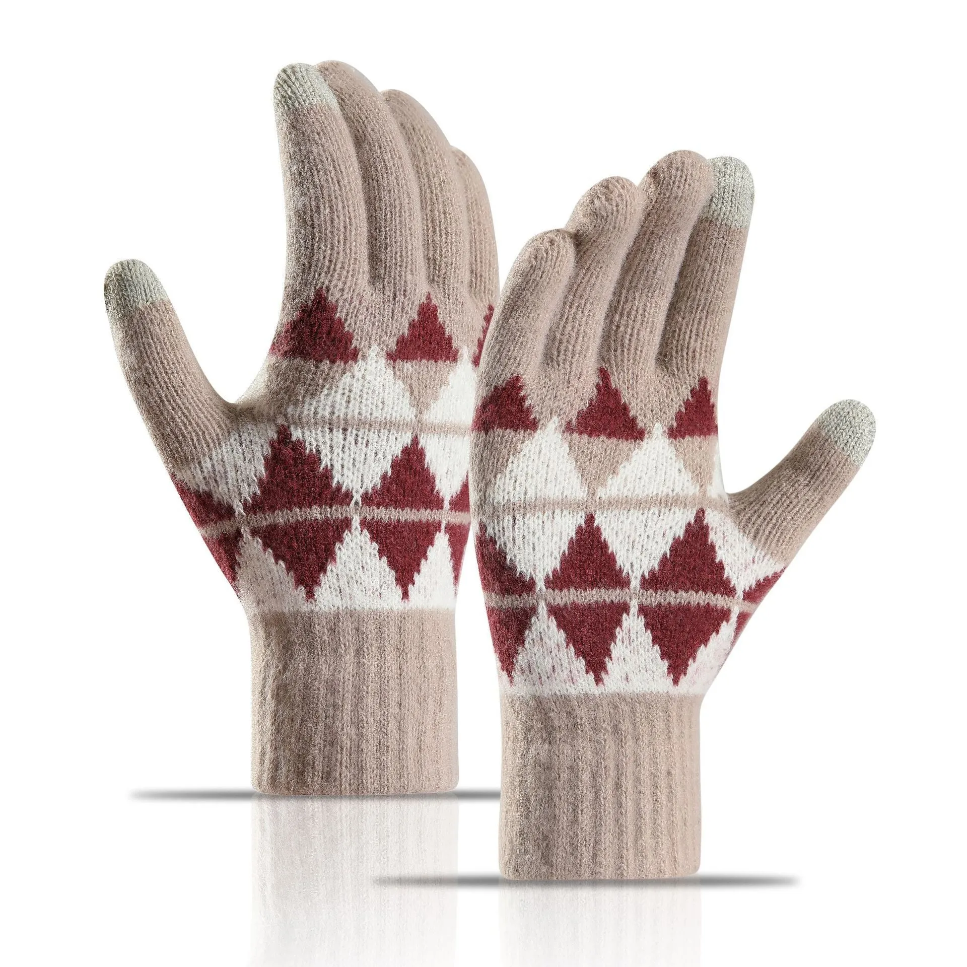 New Knitted Gloves For Men And Women In Autumn And Winter