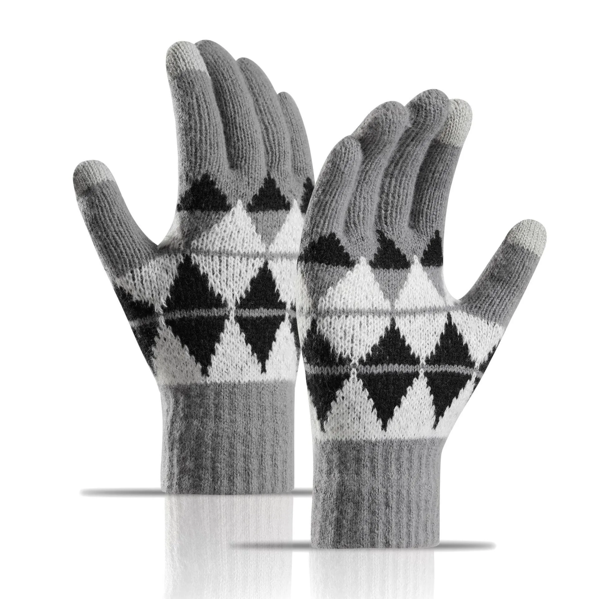 New Knitted Gloves For Men And Women In Autumn And Winter