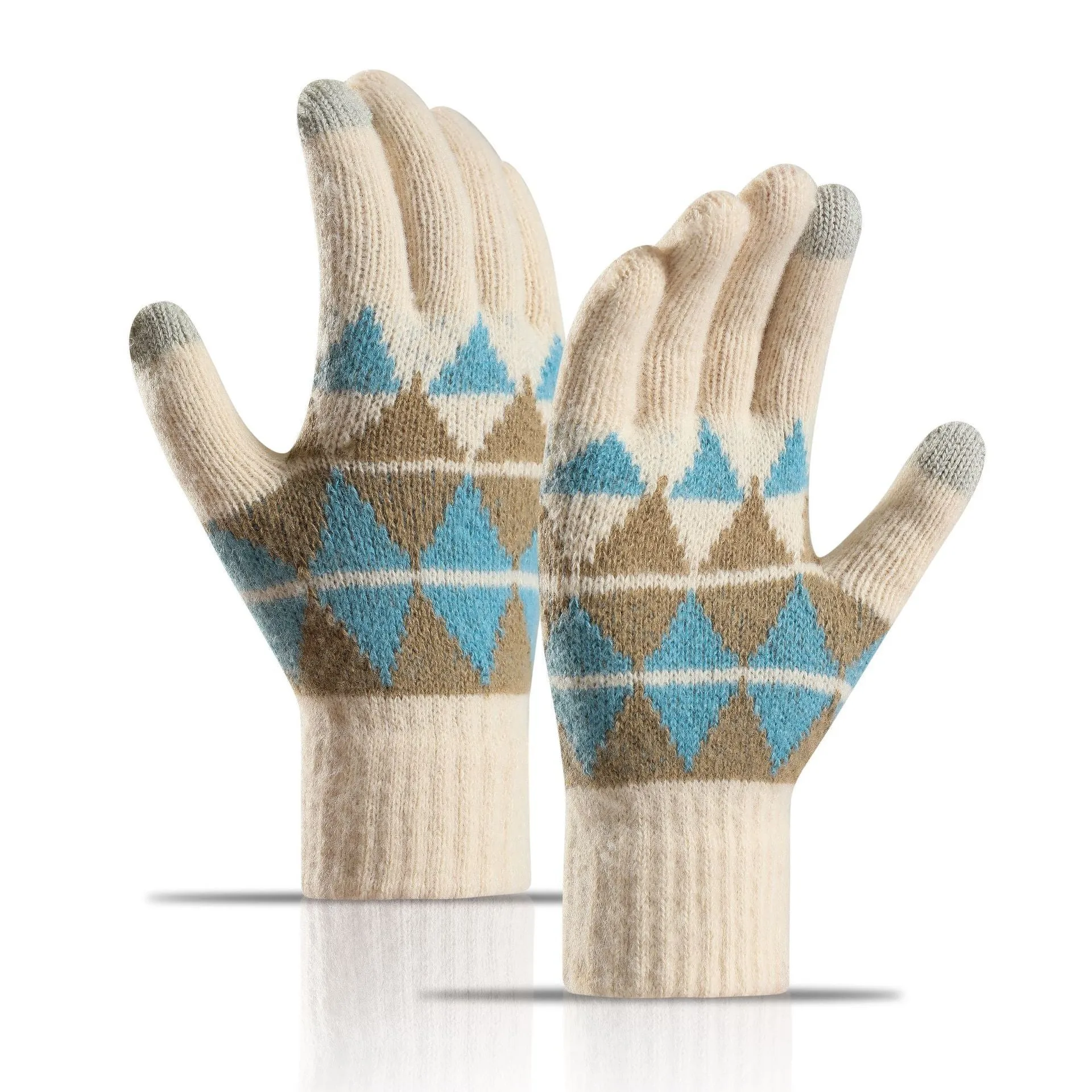 New Knitted Gloves For Men And Women In Autumn And Winter