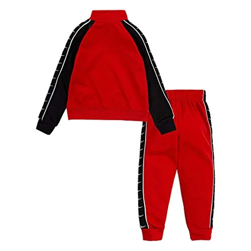 Nike Boys' 2-Piece Tricot Tracksuit Pants Set Outfit - University red, 2t