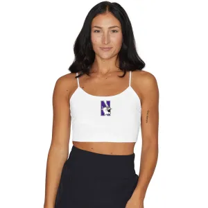 Northwestern Wildcats White Spaghetti Tank