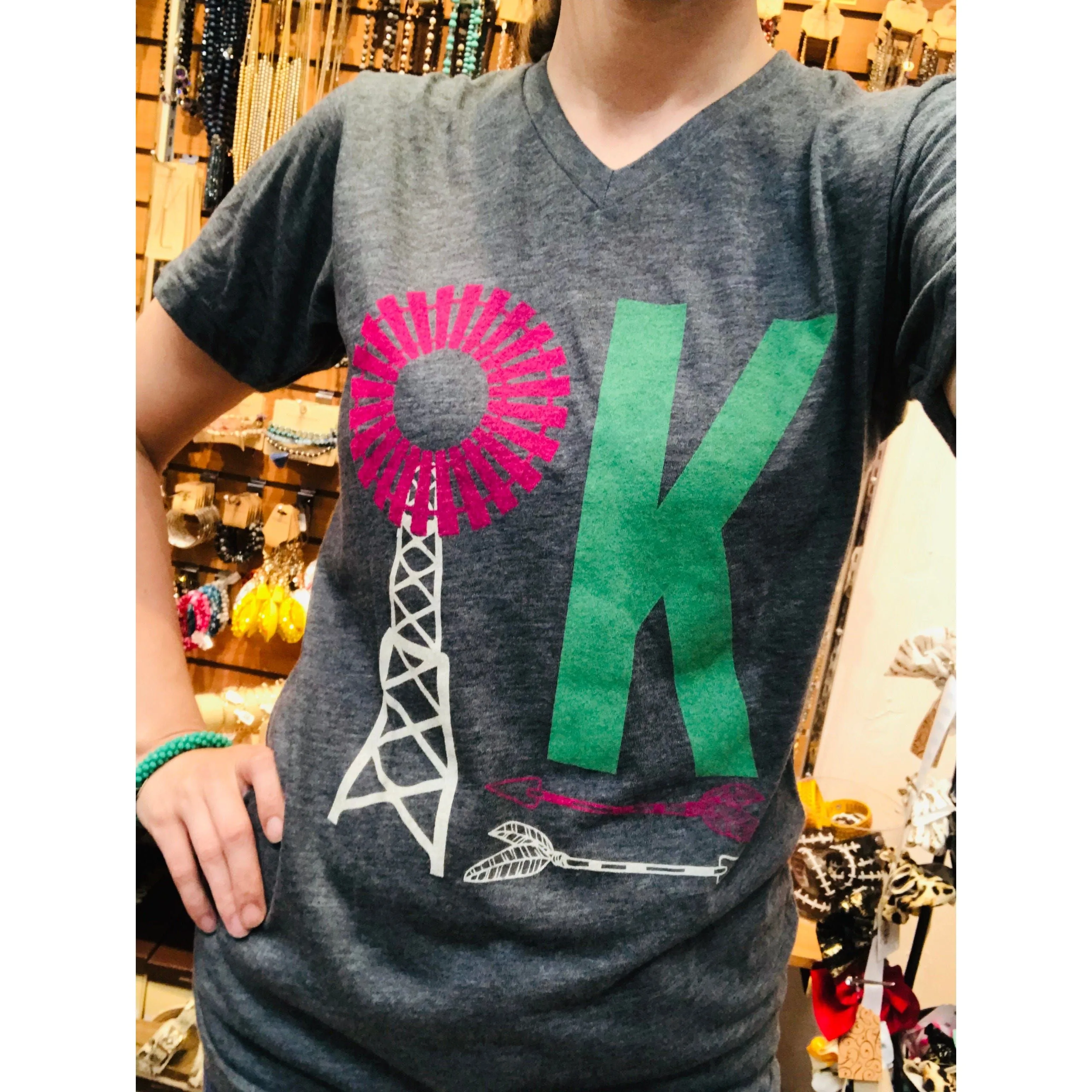 OKLAHOMA WINDMILL T-SHIRT