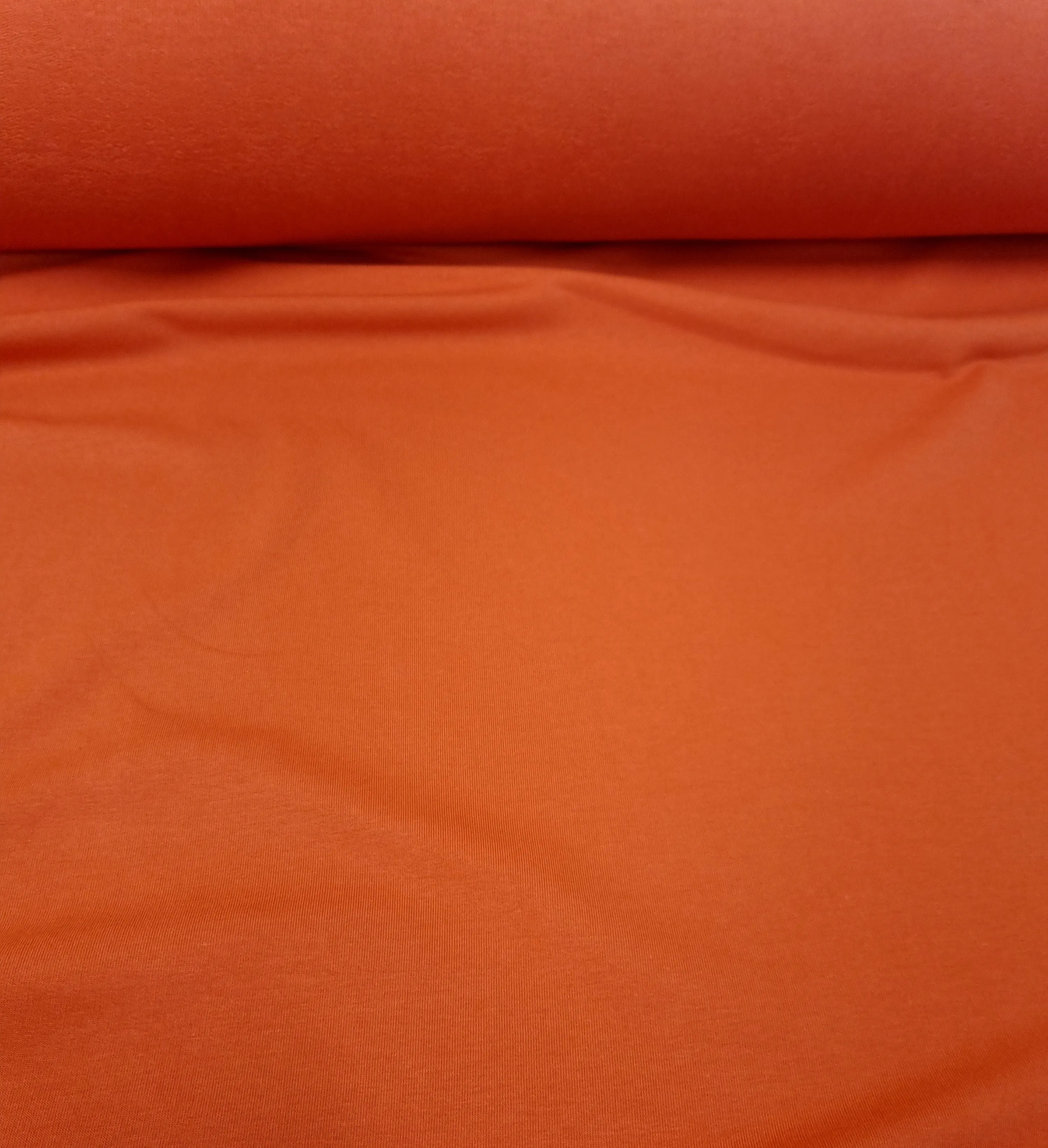 Orange- Cotton French Terry