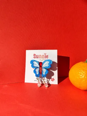 Oriental Butterfly Hair Clip/Brooch