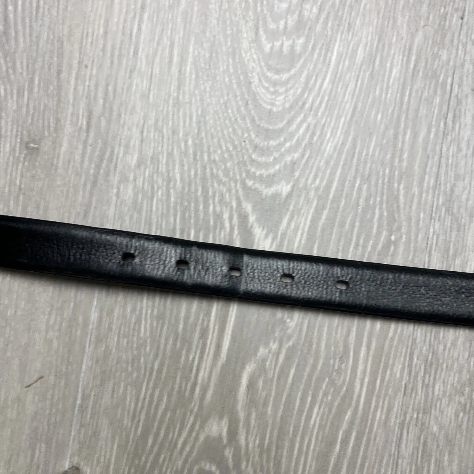 Oroton Mens Black Leather Belt Size 36