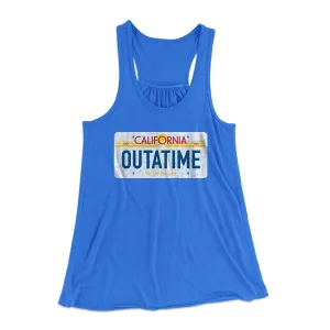 Outatime License Plate Women's Flowey Tank Top