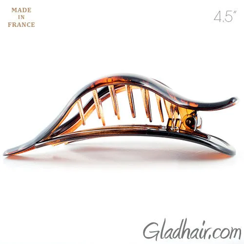 Oval Shaped Tortoise Shell Duck Beak Clip