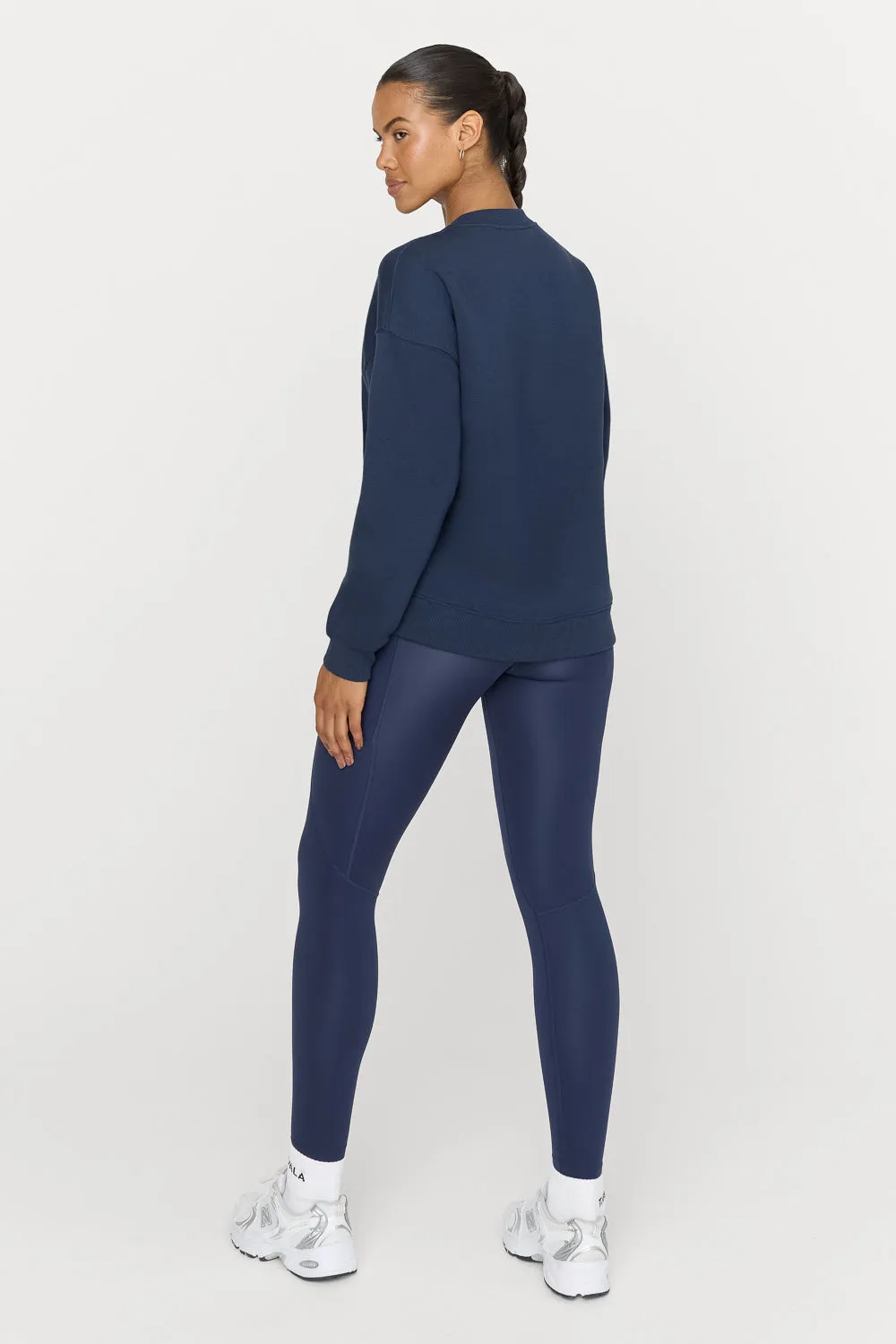 OVERSIZED CLUB SWEATSHIRT - NAVY