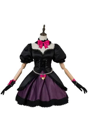 Overwatch D.VA DVA Suit Outfit Hana Song Cosplay Costume Black Cat Officer Dress
