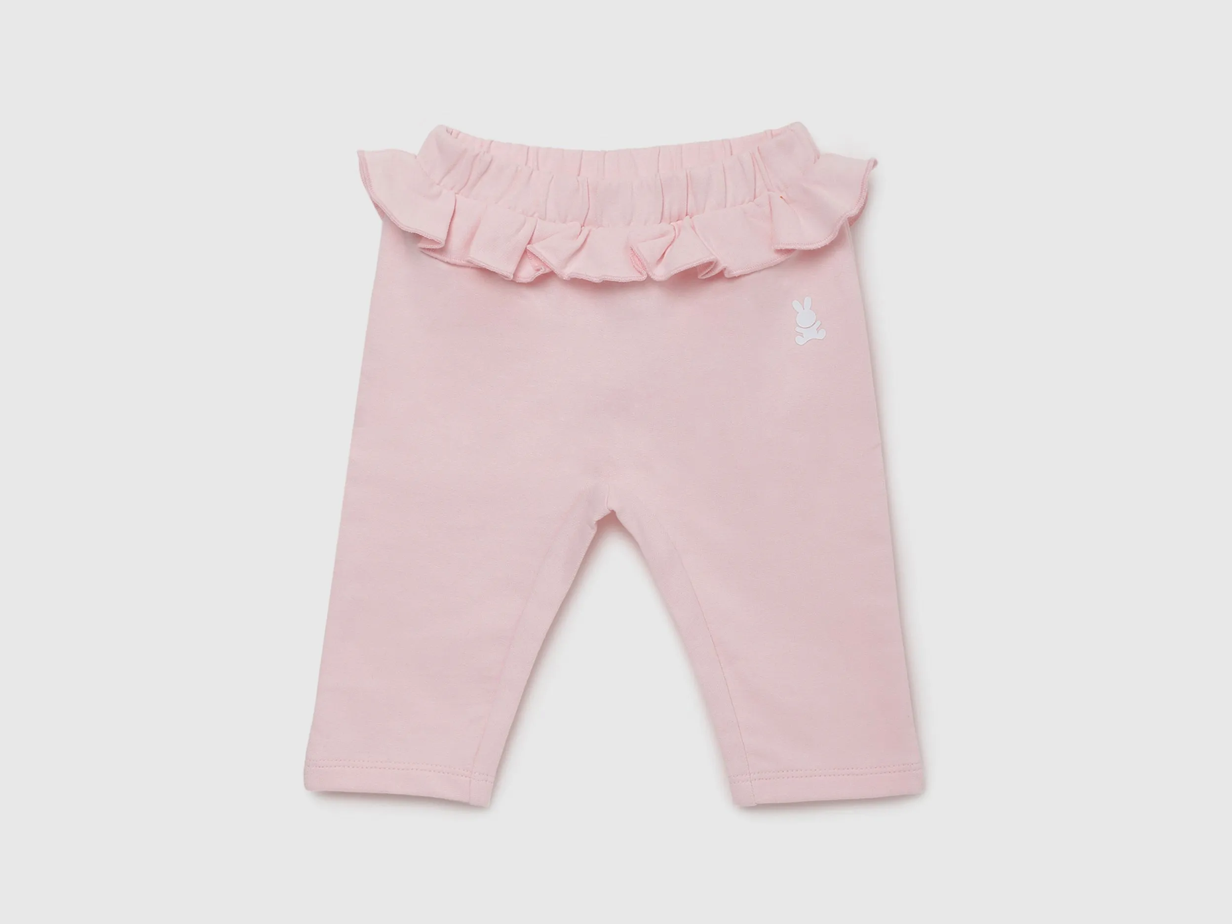 Pack of 2 Ruffle Detail Regular Fit Baby Leggings