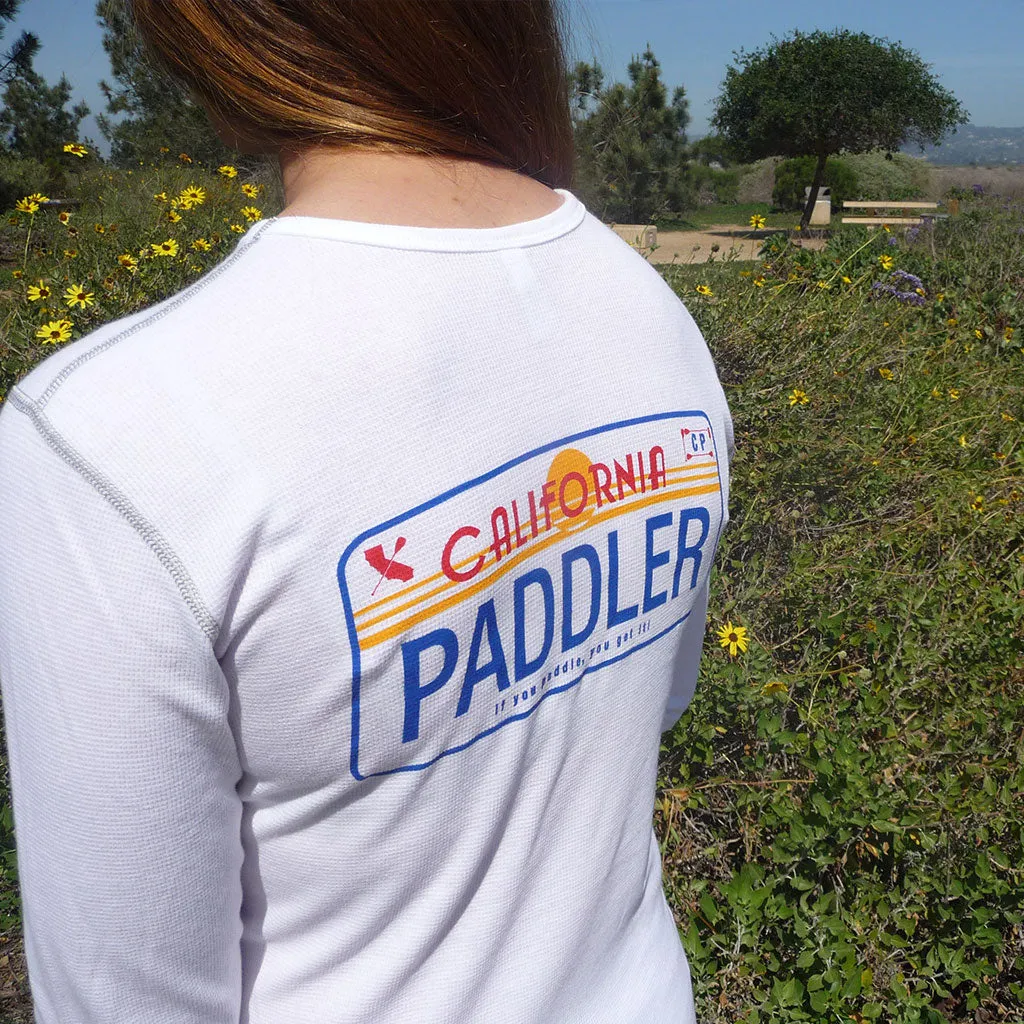 PADDLER License Plate Thermal Long-Sleeve Shirt (Unisex)