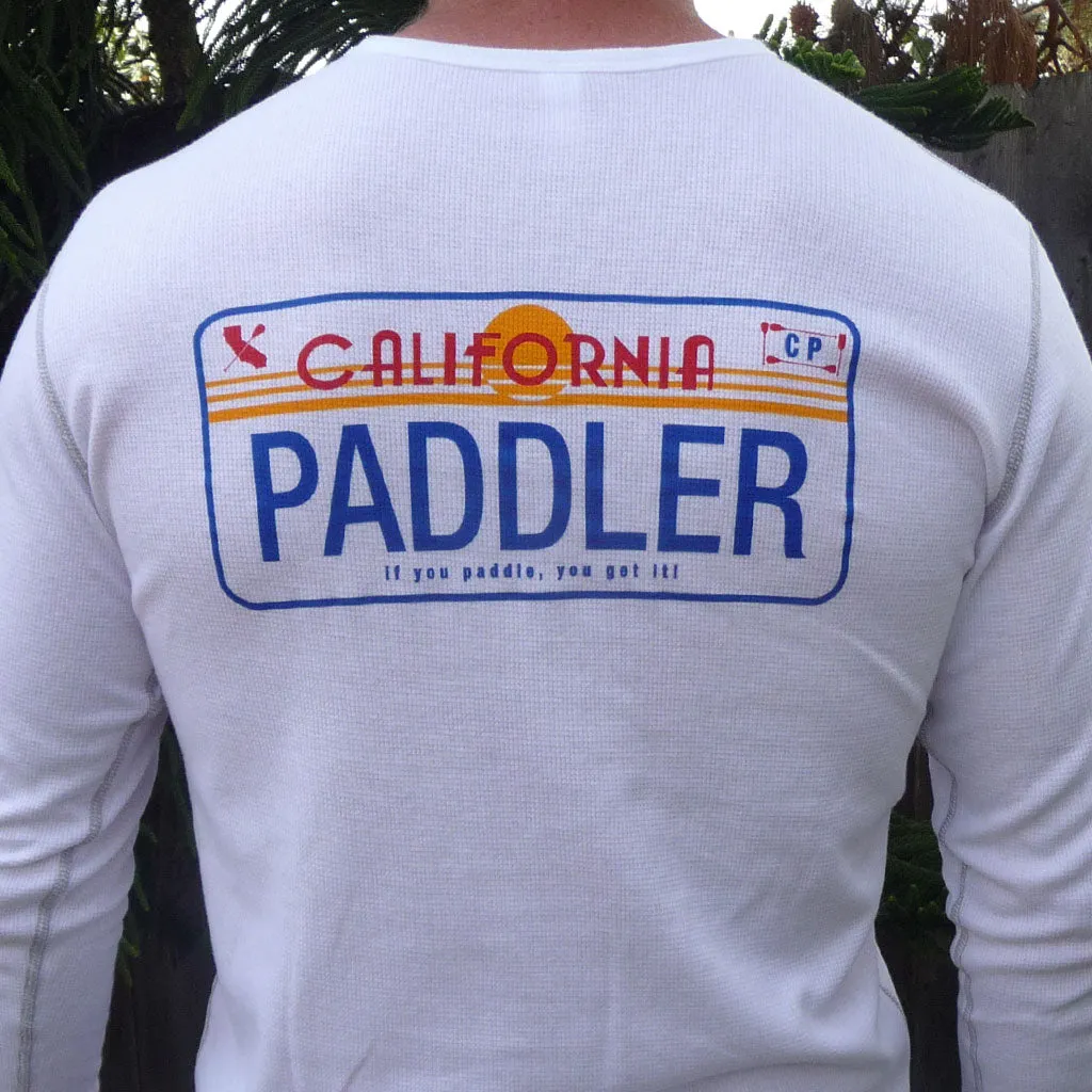 PADDLER License Plate Thermal Long-Sleeve Shirt (Unisex)
