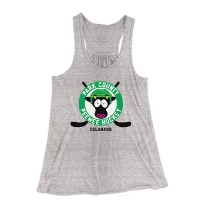 Park County Peewee Hockey Women's Flowey Tank Top