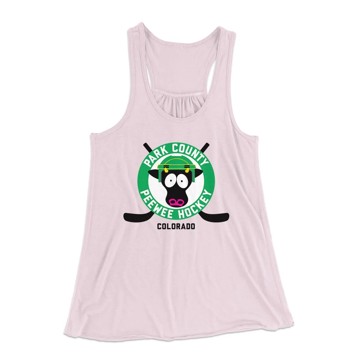 Park County Peewee Hockey Women's Flowey Tank Top