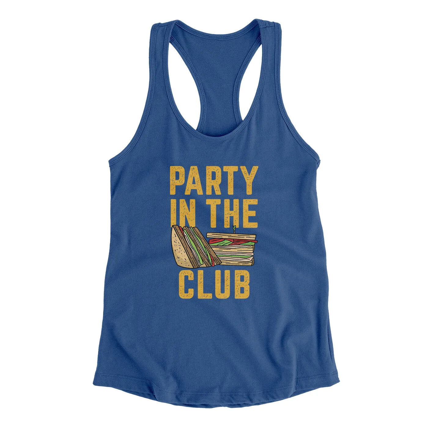 Party In The Club Women's Racerback Tank