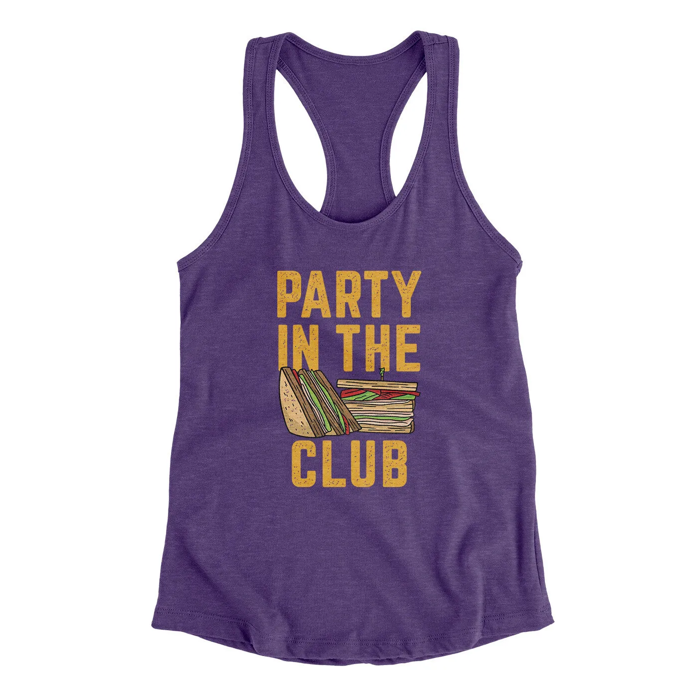 Party In The Club Women's Racerback Tank