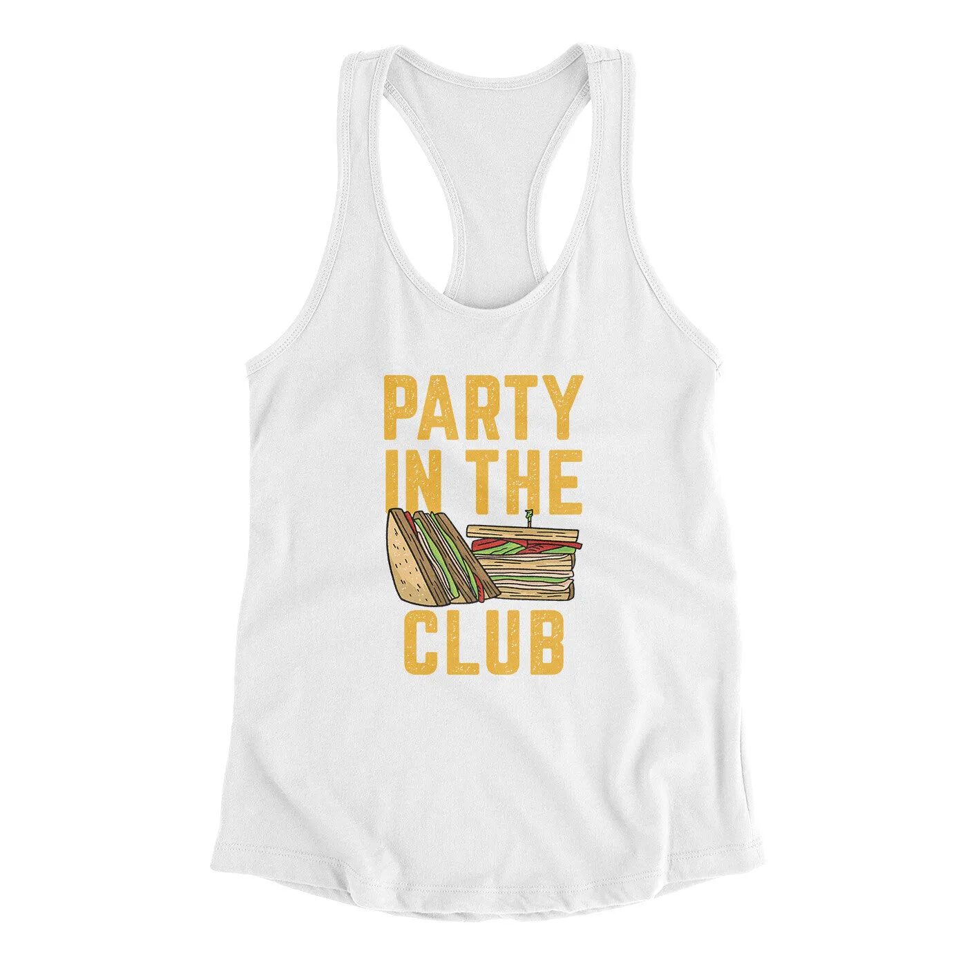 Party In The Club Women's Racerback Tank