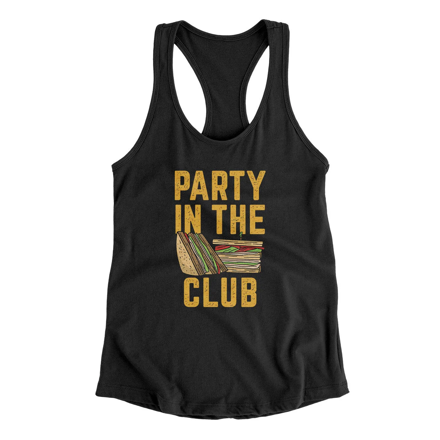 Party In The Club Women's Racerback Tank