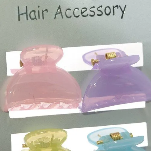 Pastel Colored Mini Clamps - Card of 6