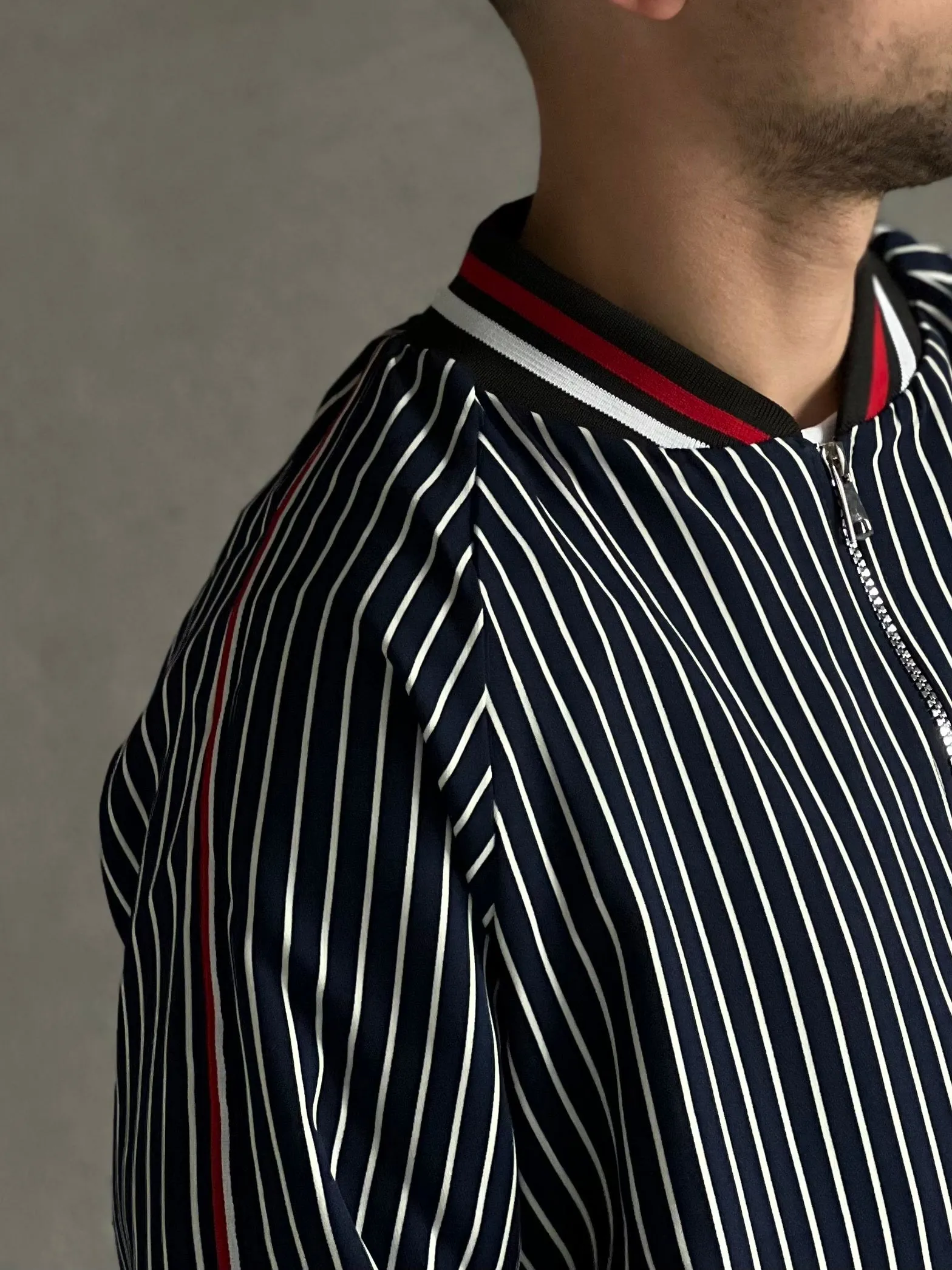 Pinstripe Tracksuit Two Piece Tracksuit Set for Men TheGentlemen™
