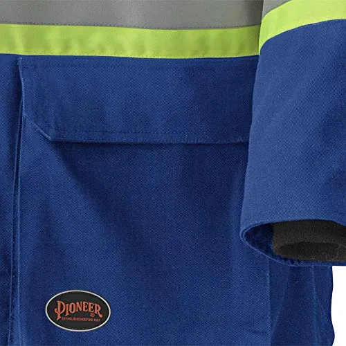 Pioneer V2560210 Flame Resistant Quilted Cotton Safety Parka