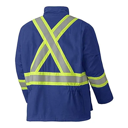 Pioneer V2560210 Flame Resistant Quilted Cotton Safety Parka