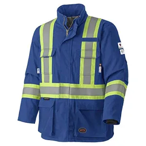 Pioneer V2560210 Flame Resistant Quilted Cotton Safety Parka