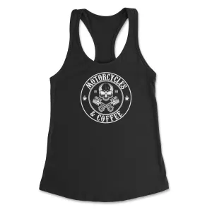 Piston Skull  - Ladies Racerback Tank Top