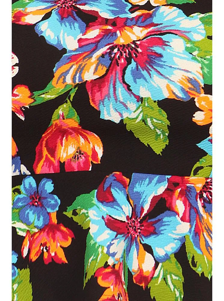 Plus Size Garden Love Floral Peplum Tank