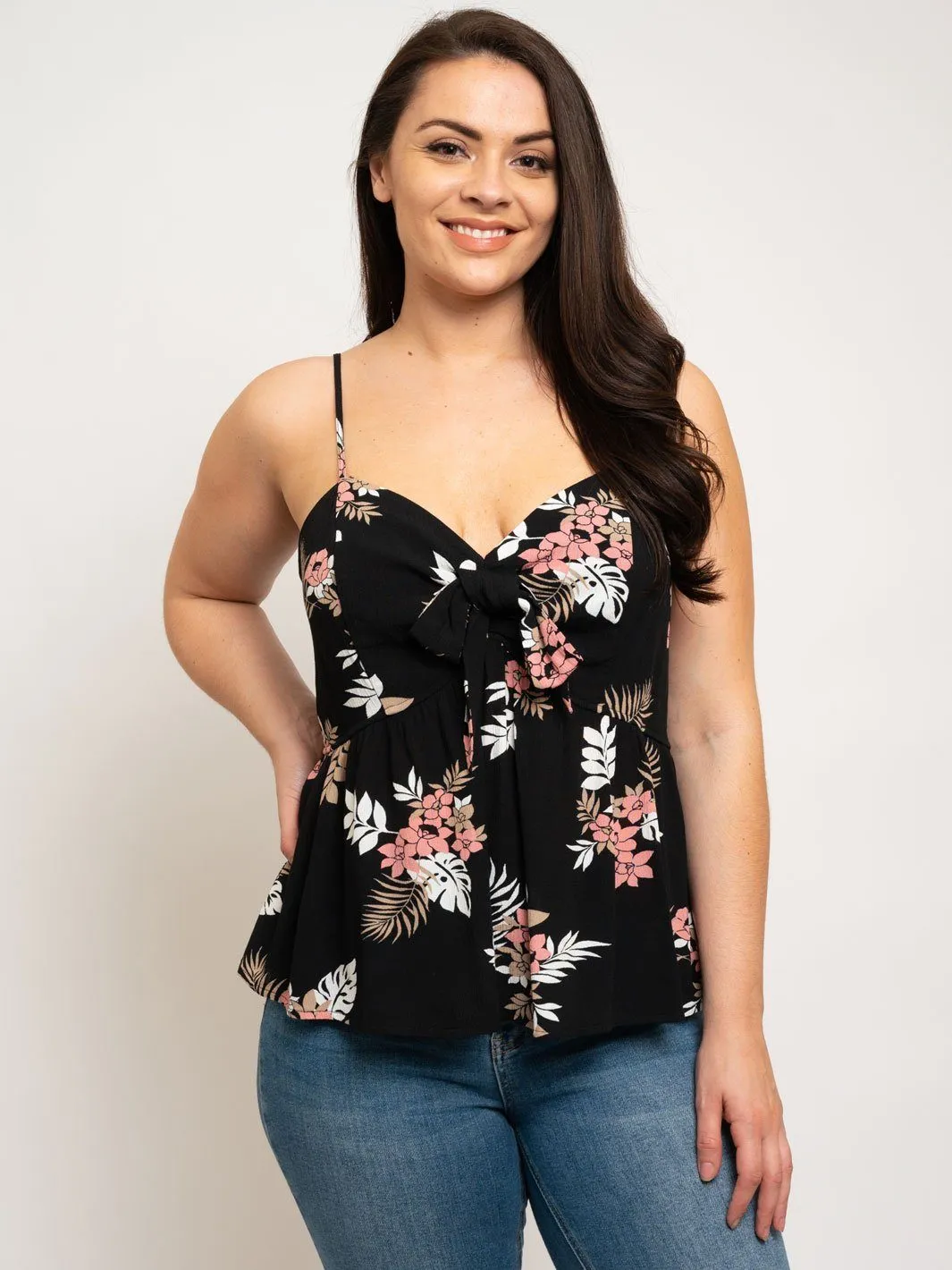 PLUS SIZE SPAGUETTI STRAP TOP