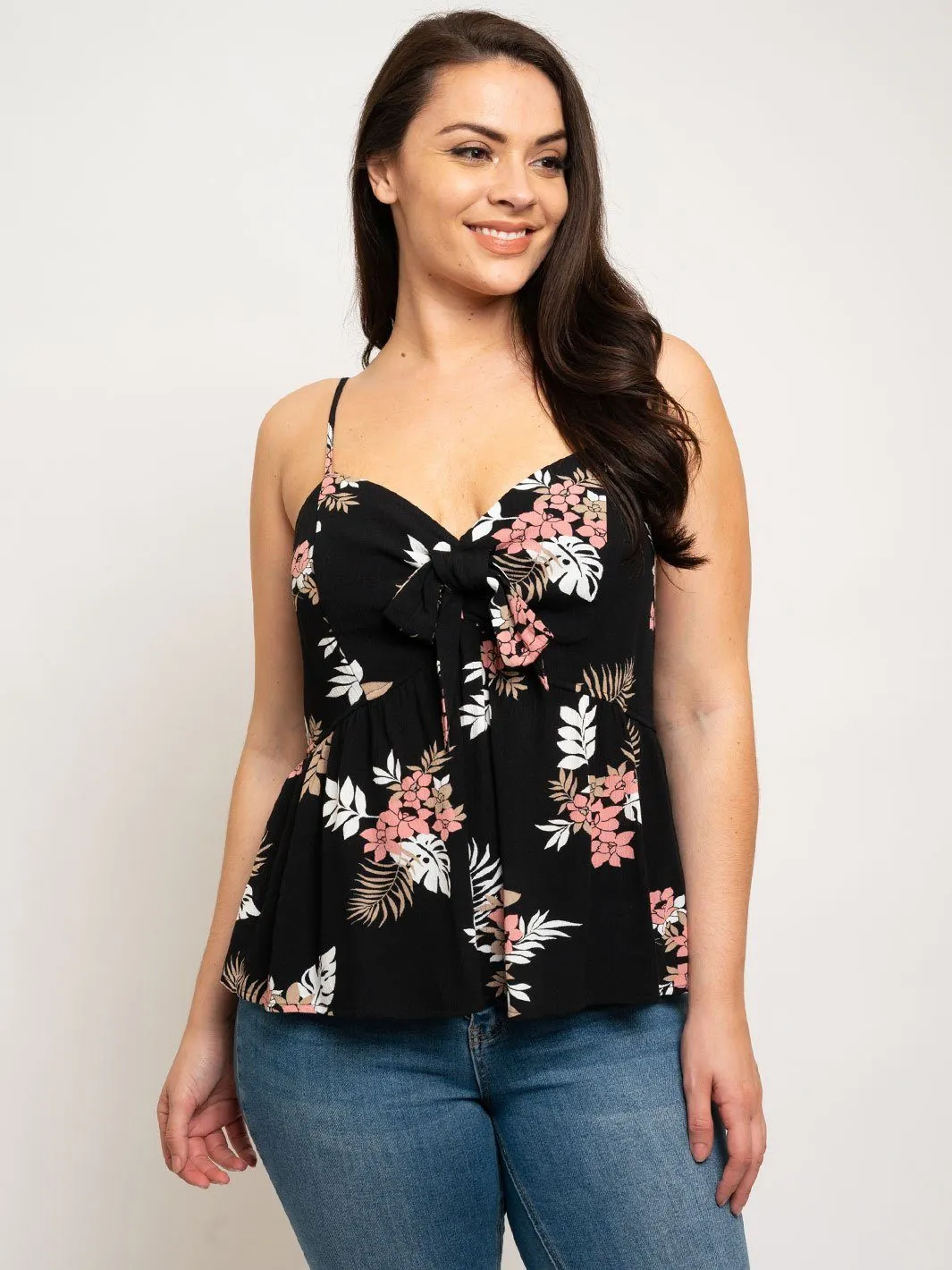 PLUS SIZE SPAGUETTI STRAP TOP