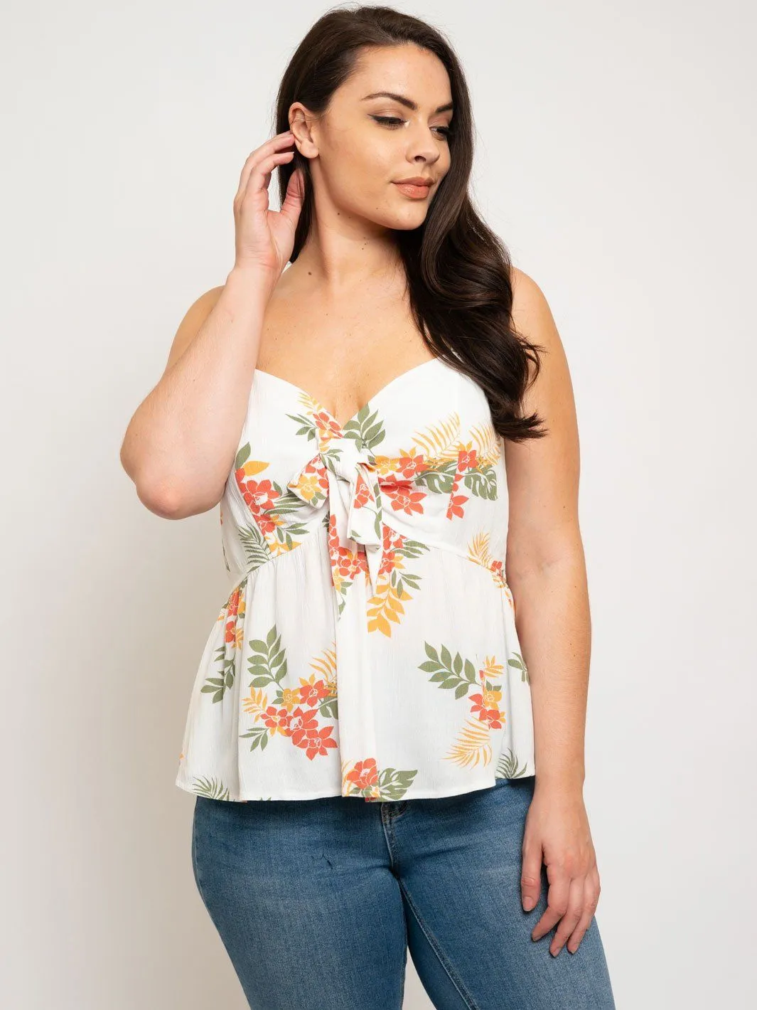 PLUS SIZE SPAGUETTI STRAP TOP