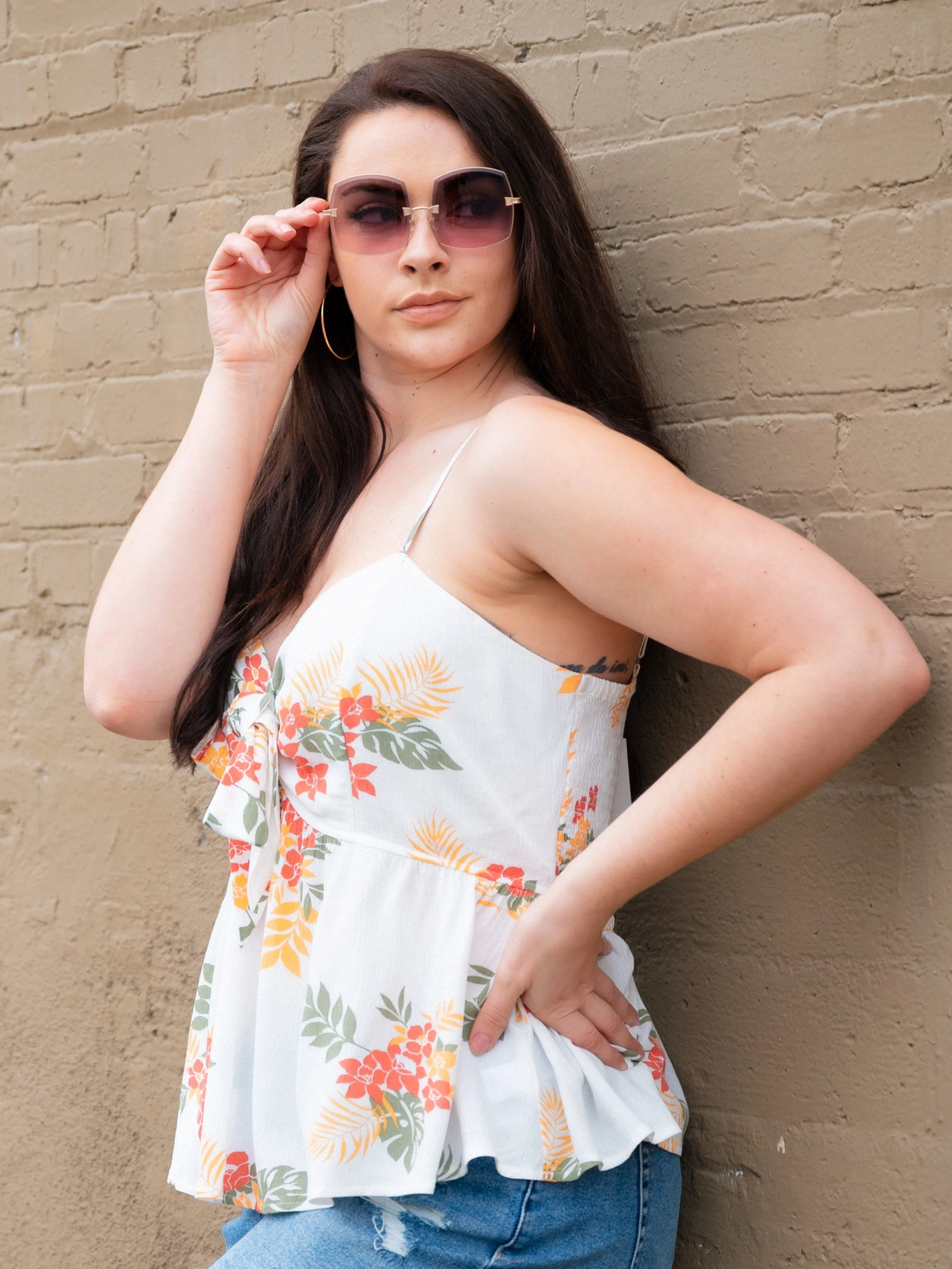 PLUS SIZE SPAGUETTI STRAP TOP