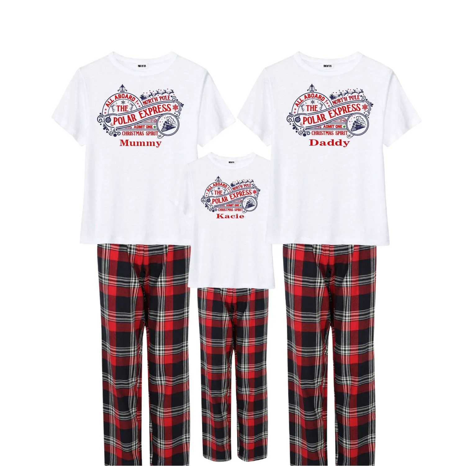 Polar Express Personalised Christmas Pyjamas