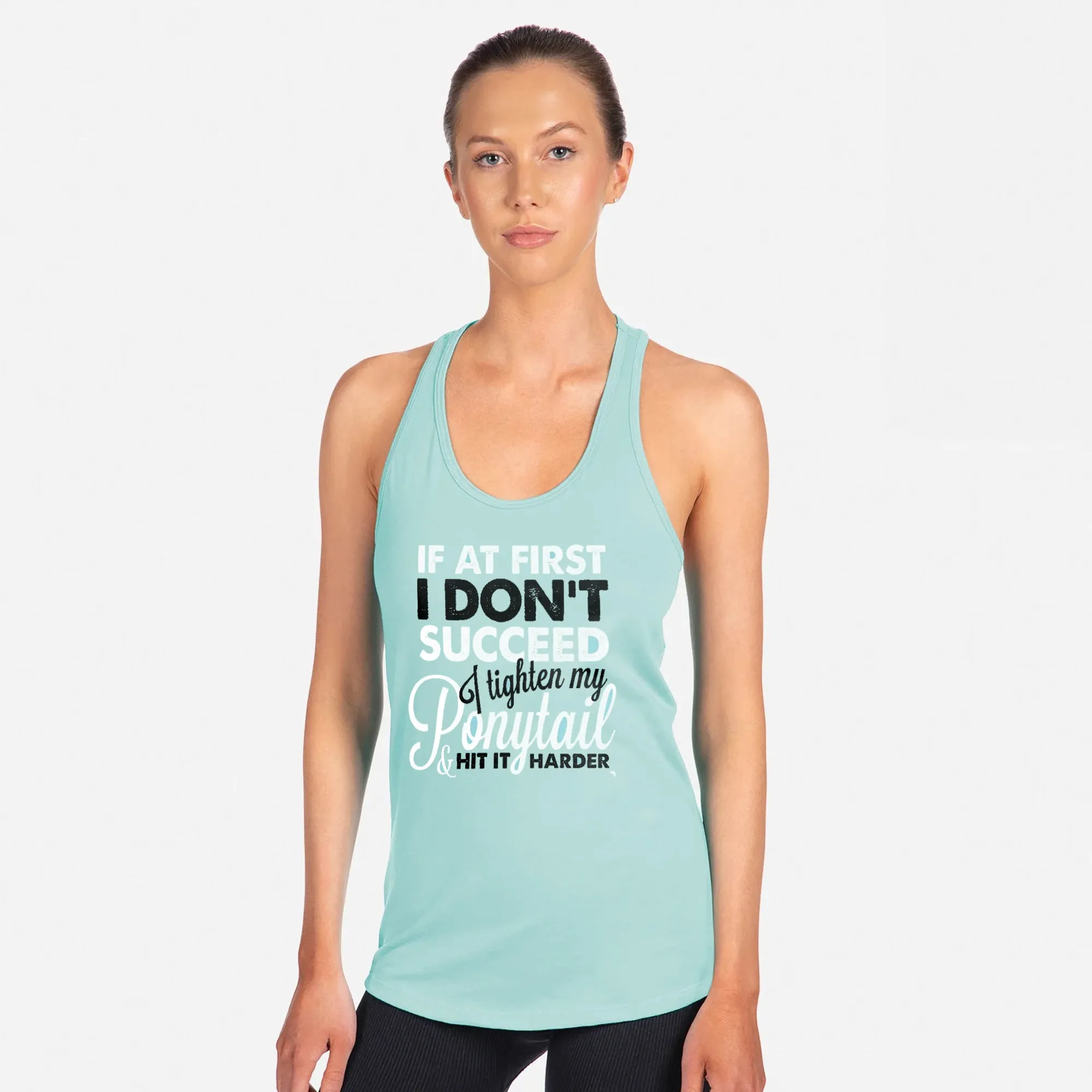 Ponytail Racerback Tank Top