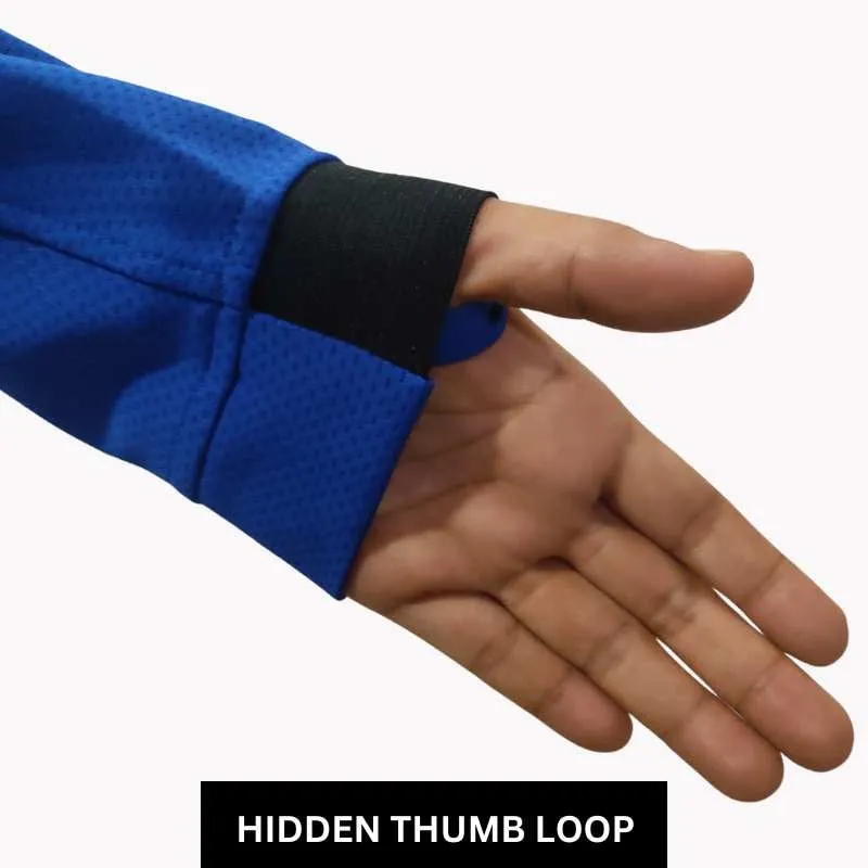 Port Pacers SlimFit HP Tech Zip Hoodie Royal