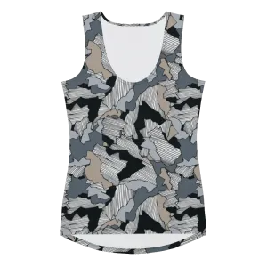 Printed Tank Top_Dark Winter
