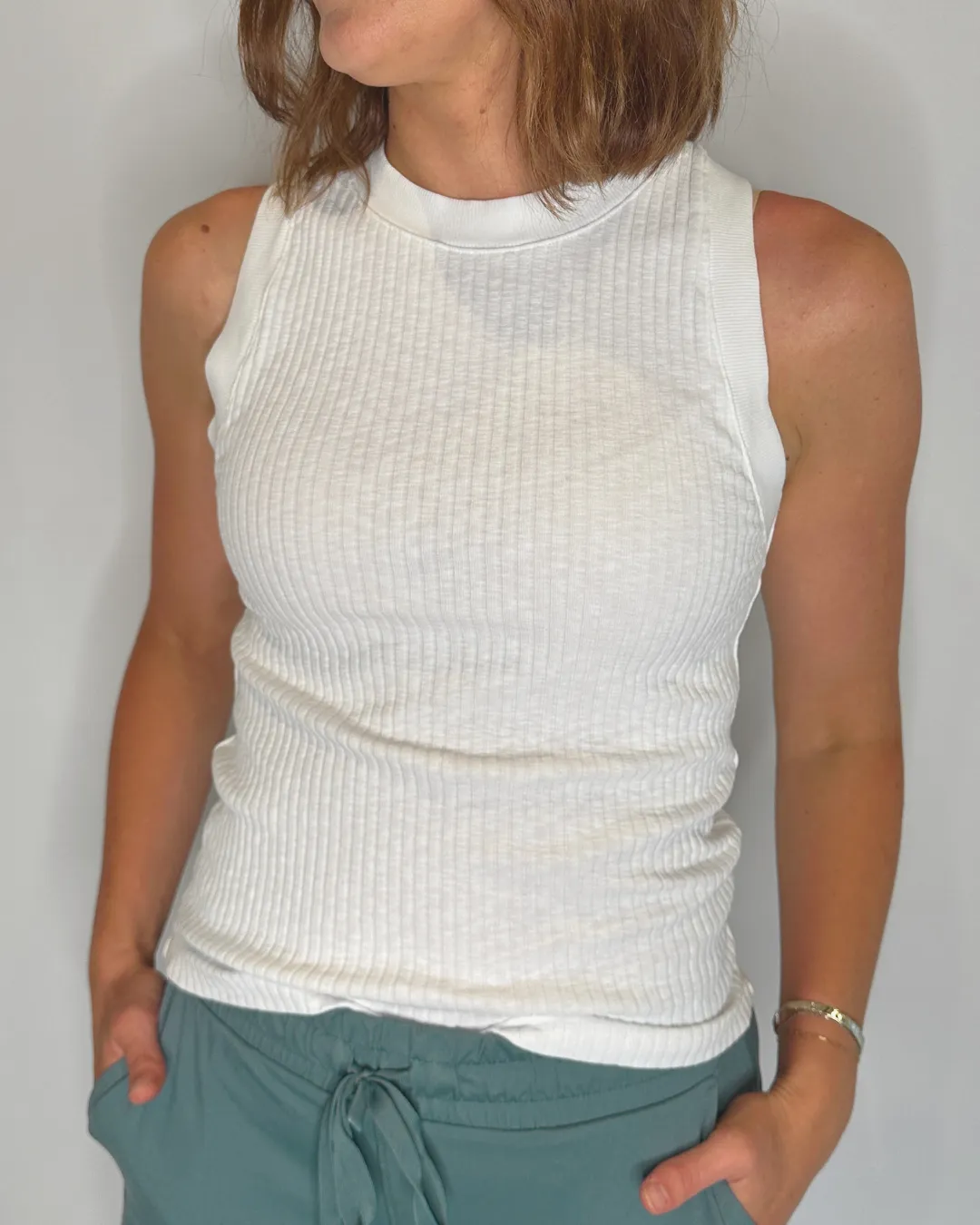 PROJECT SOCIAL T The Player Racerback Rib Tank