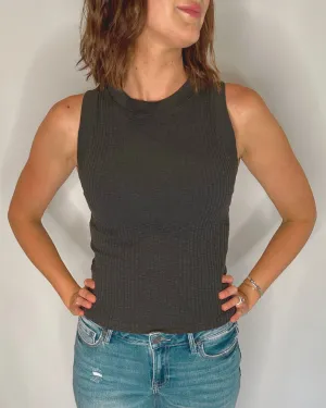 PROJECT SOCIAL T The Player Racerback Rib Tank