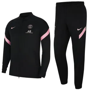 PSG black presentation Soccer tracksuit 2021/22 - Nike