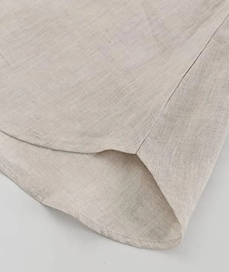 Pure Linen Summer V Neck Camisole Tops