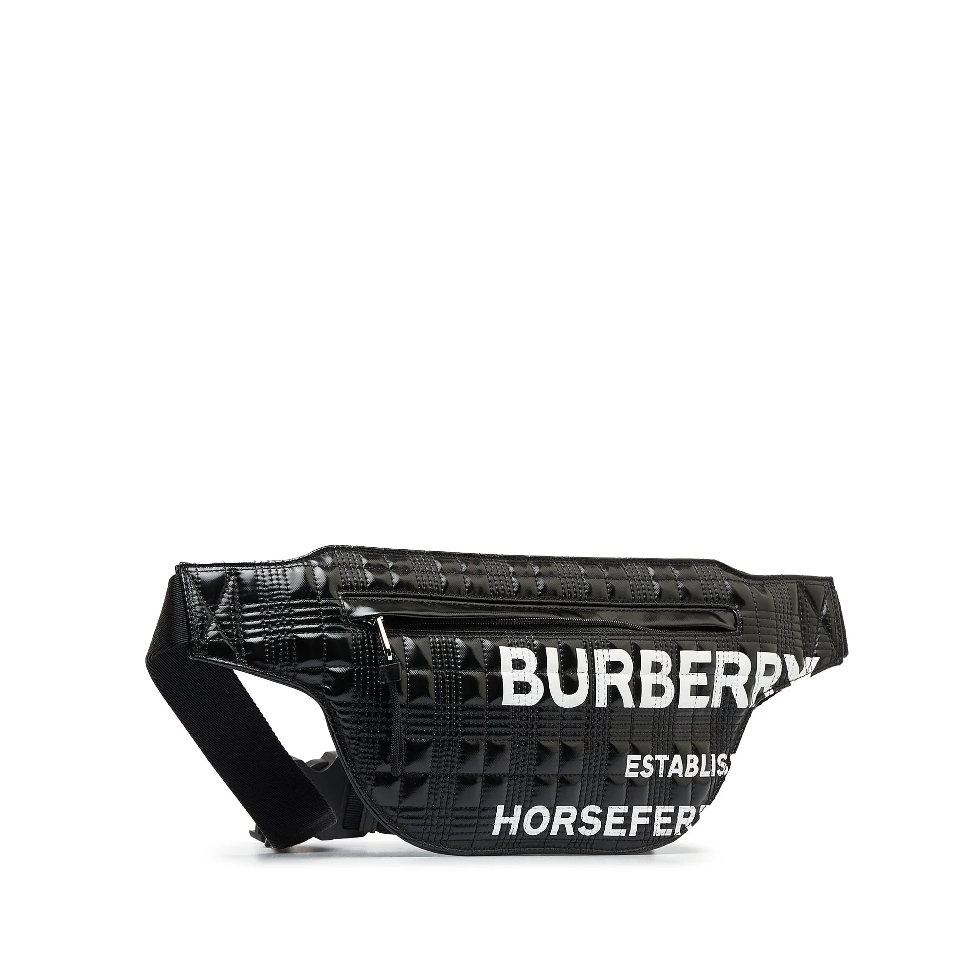 Quilted Horseferry Print Belt Bag